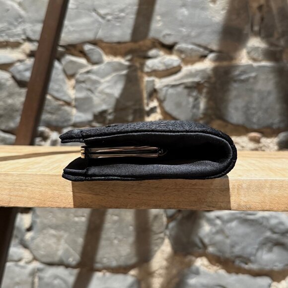 Chanel 2006-2008 Black Quilted Satin Clutch Bag - Picture 6 of 15